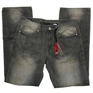 i Jeans by Buffalo Men’s Gray Wash Dayton Slim Straight Jenas (NWT)
